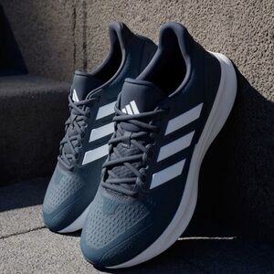 Adidas ULTRARUN 5 Dark Blue and White Running Shoes Men’s Sz 11